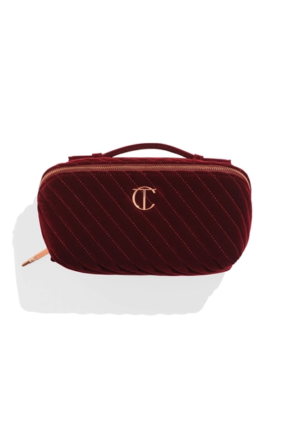 Косметичка-органайзер из бархата — большая артикул 147405501