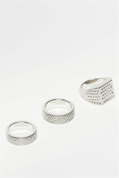 Набор универсальных перстней с гравировкой артикул 154100827