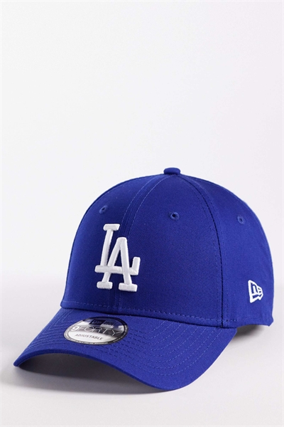 Кепка LA Dodgers 9forty с вышитым боковым патчем синего цвета артикул 154894921