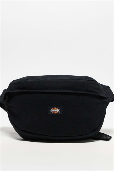 Сумка через плечо из канваса цвета «утка» черного цвета артикул 132195068