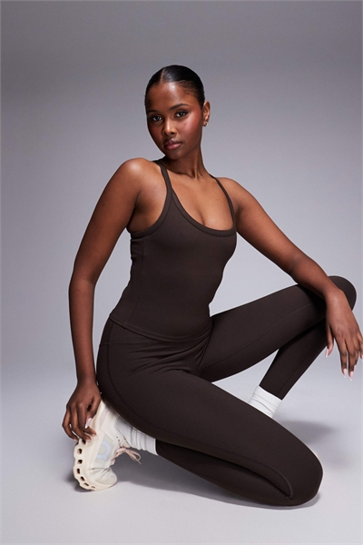 Леггинсы для йоги Icon Soft Touch с высокой талией, шоколадного цвета артикул 151704803