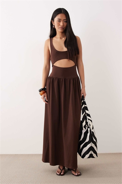 Макси-платье с вырезами артикул 154690021