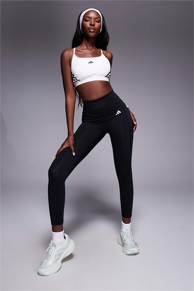 Adidas Training Optime essentials безшовные леггинсы черного цвета артикул 141936365