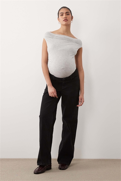 ASOS DESIGN Джинсы для беременных с широкими брючинами в стиле «dad jeans» артикул 152863396