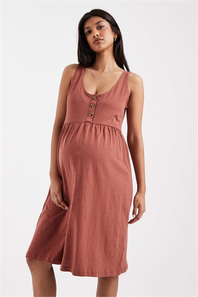 Мини-сарафан с пуговицами для кормления от Mamalicious Maternity 2 артикул 153748846