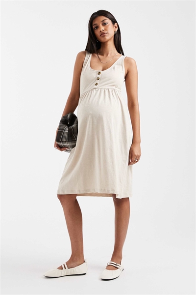 Мини-сарафан с пуговицами для кормления от Mamalicious Maternity 2 артикул 153748851