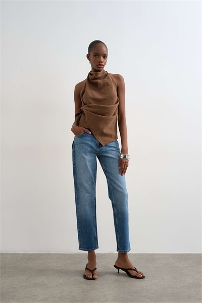 Джинсы Orson с прямым кроем и средней посадкой в винтажном синем цвете артикул 149628815