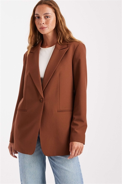 Блейзер свободного кроя артикул 148607413