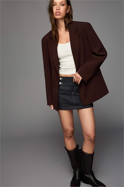 Блейзер с бретелями на спине артикул 151257991