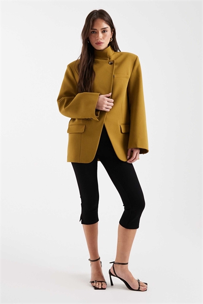 Блейзер свободного кроя с запахом спереди артикул 154867666