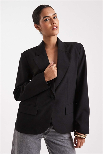 Блейзер свободного кроя без подкладки, скроенный по фигуре артикул 147904165