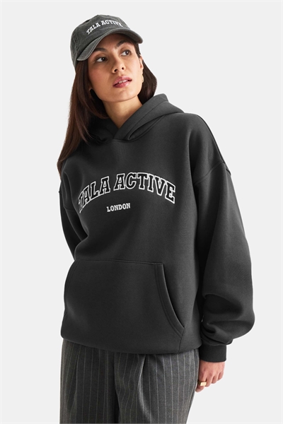 Худи с аппликацией и объемным капюшоном артикул 155998211