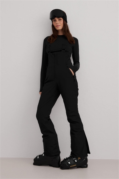 Черные утепленные штаны с нагрудником Vermont черного цвета артикул 153897733