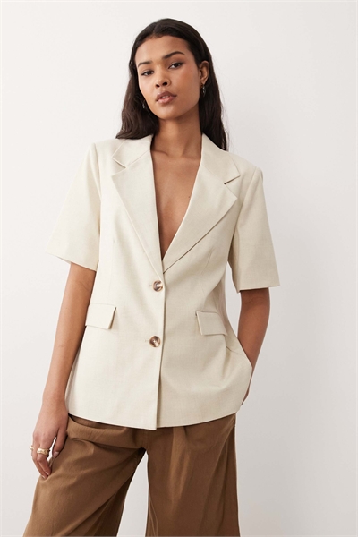 Блейзер в стиле «бойфренд» с глубоким V-образным вырезом co-ord артикул 154033253