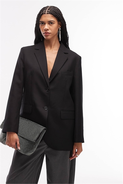 Блейзер свободного кроя в стиле бойфренд артикул 154692562