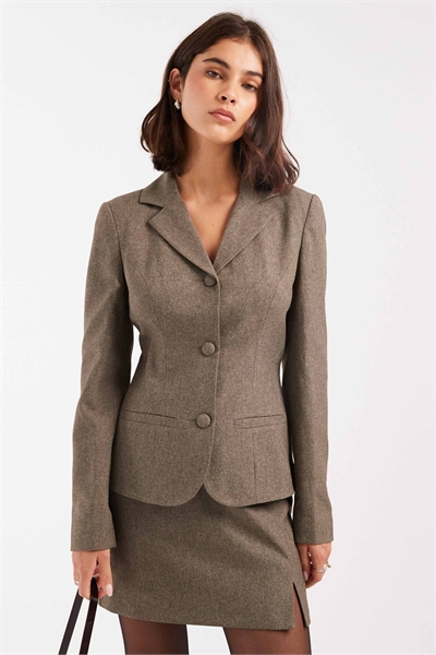 Блейзер с высоким воротником co-ord артикул 146849186