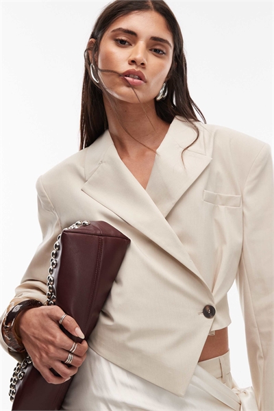 Асимметричный блузон-блейзер в комплекте артикул 151345113