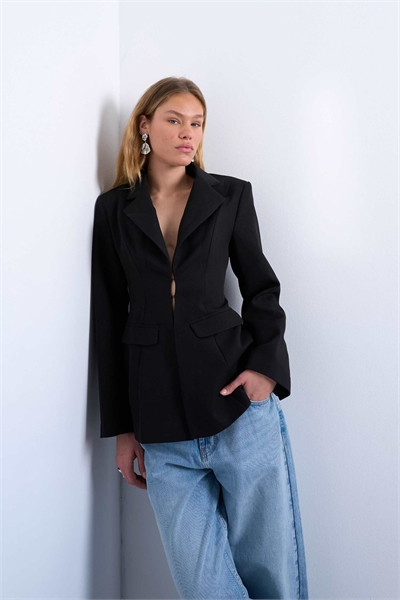 Блейзер с зауженной талией артикул 151100796