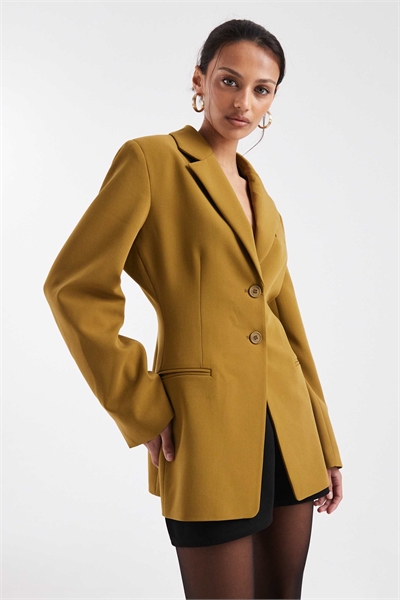 Блейзер из ткани «цинч» артикул 153921916