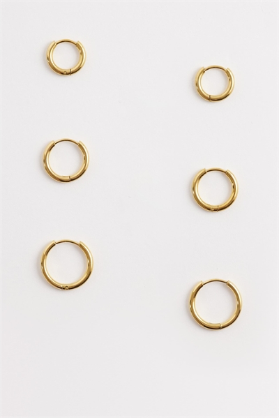 Набор из 3 водонепроницаемых колец из нержавеющей стали артикул 155174132