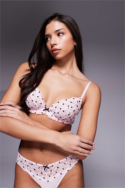 Сексуальный кружевной бюстгальтер с глубоким вырезом без наполнителя к Дню святого Валентина артикул 150476614