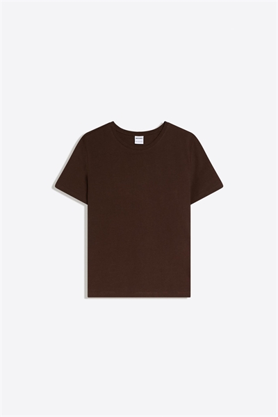 Простая футболка с короткими рукавами артикул 155594658