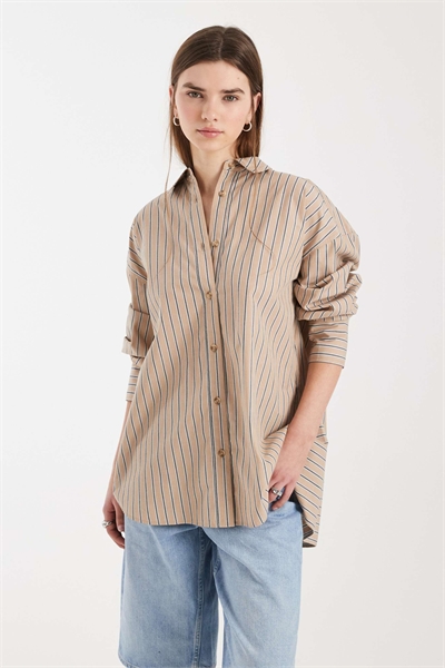 Классическая хлопковая рубашка артикул 152385033