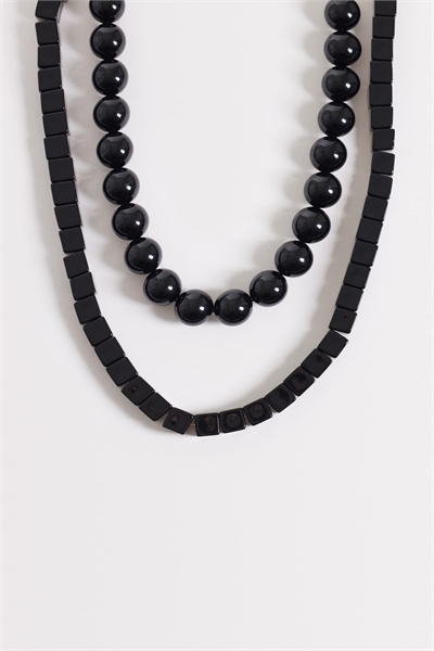 Набор из 2 длинных колье с крупными бусинами артикул 153892082