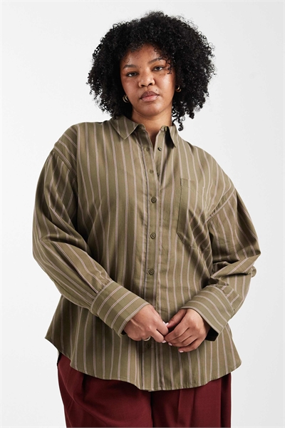 ASOS DESIGN Рубашка свободного кроя для полных артикул 152384742