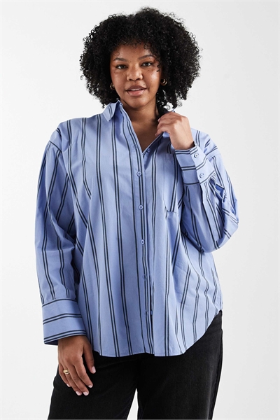 ASOS DESIGN Рубашка свободного кроя для полных артикул 152384974