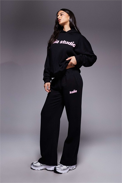 Джоггеры с широкими брючинами и логотипом Studio Star co-ord артикул 152796120