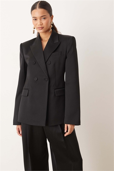 Блейзер Gilda с эффектом сатина, скроенный по фигуре co-ord артикул 153669095