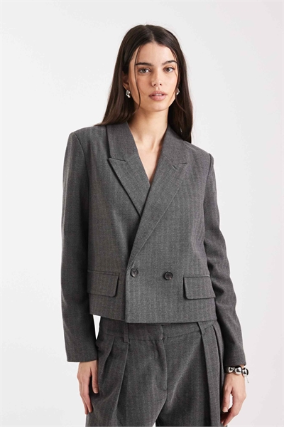 Короткий блейзер свободного кроя co-ord артикул 150666043