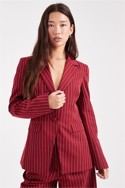 Блейзер в тонкую полоску от Cinch co-ord артикул 148069184