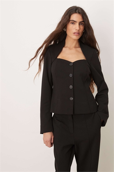 Блейзер с вырезанным силуэтом co-ord артикул 152125336