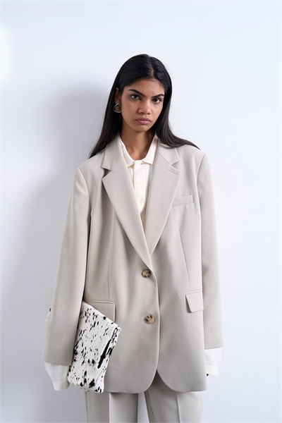 Блейзер свободного кроя с двумя пуговицами co-ord артикул 147475510