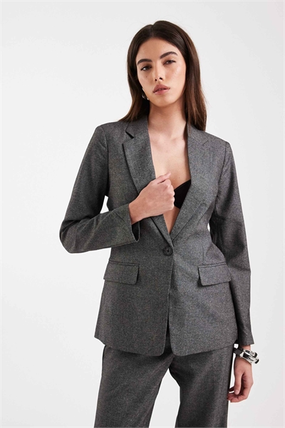 Блейзер с индивидуальным кроем, соло-пепельного цвета co-ord артикул 151963751