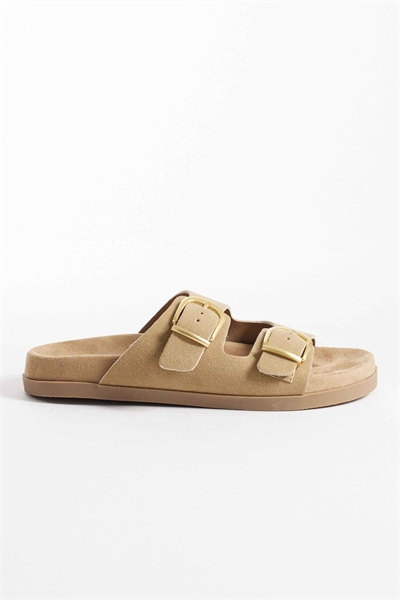 Плоские сандалии Trish с двумя пряжками артикул 154334701