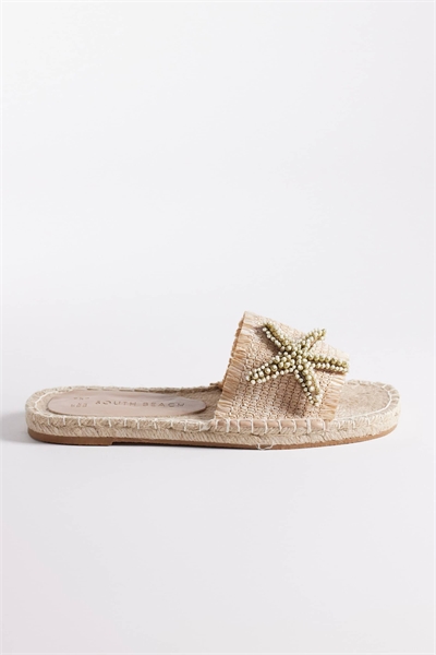 Сандалии на ремешках с изображением морской звезды артикул 153401279