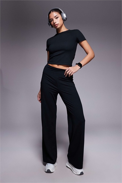 Брюки для танцев Icon с мягкой поверхностью, высокой талией и широкими брючинами артикул 151705633