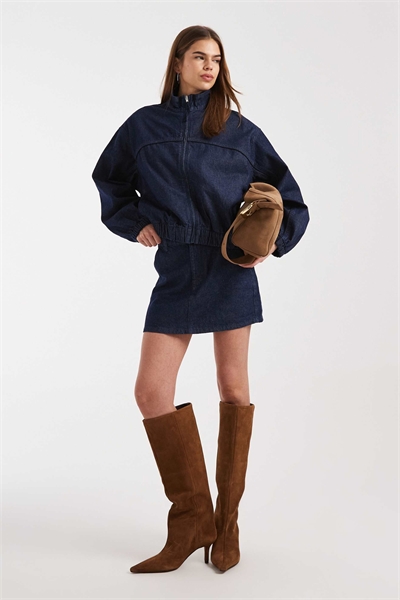 Джинсовая мини-юбка co-ord артикул 154010134