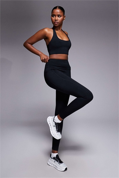 Леггинсы Icon с завязкой на талии и карманом для телефона артикул 151705673