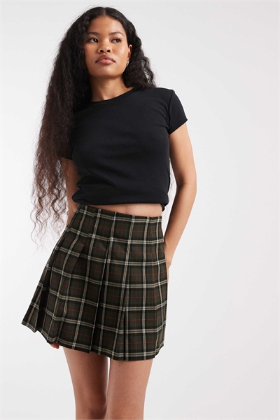 Мини-юбка в клетку артикул 152230037