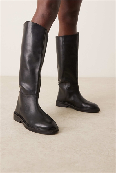 Кожаные сапоги для верховой езды Callahan черного цвета артикул 147258896