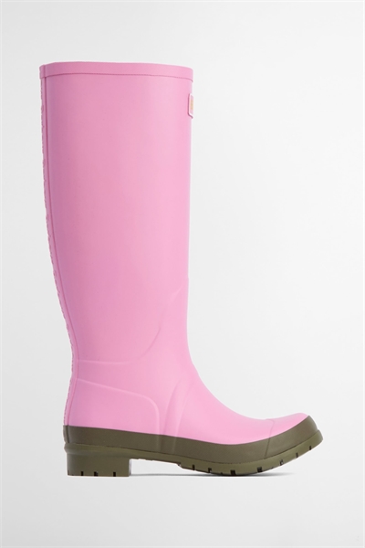 Высокие резиновые сапоги Abbey розового цвета артикул 154707764
