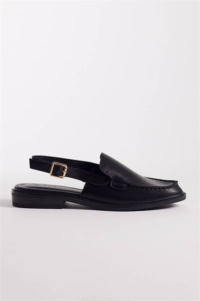 Лоферы с открытой пяткой артикул 152700470