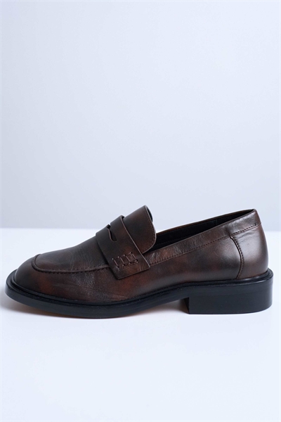 Лоферы Cole из натуральной кожи премиум-класса с квадратным носком артикул 140199084