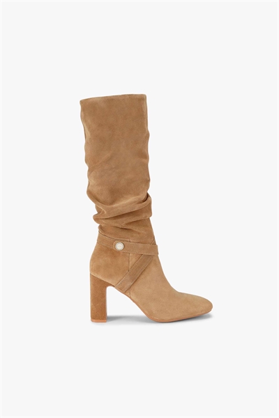 Сапоги Jackpot с заниженным коленем, цвет «верблюжий» артикул 156196164