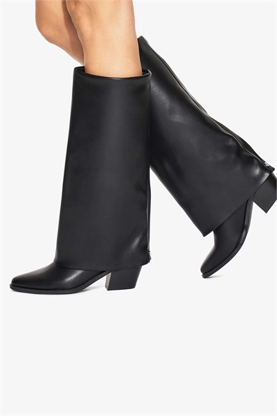 Ботинки Telling2 до колен, черные артикул 153498921