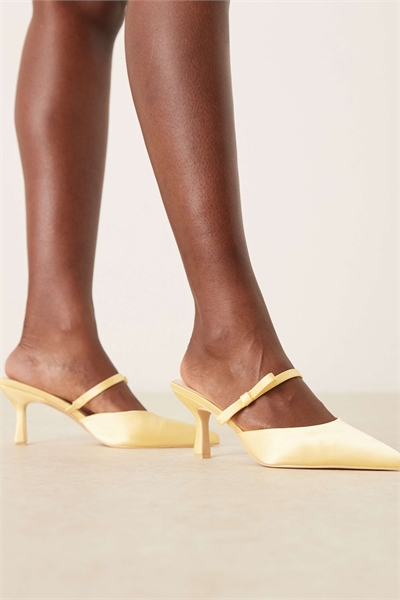 Свадебные туфли-муле на каблуке от Demina артикул 150235845